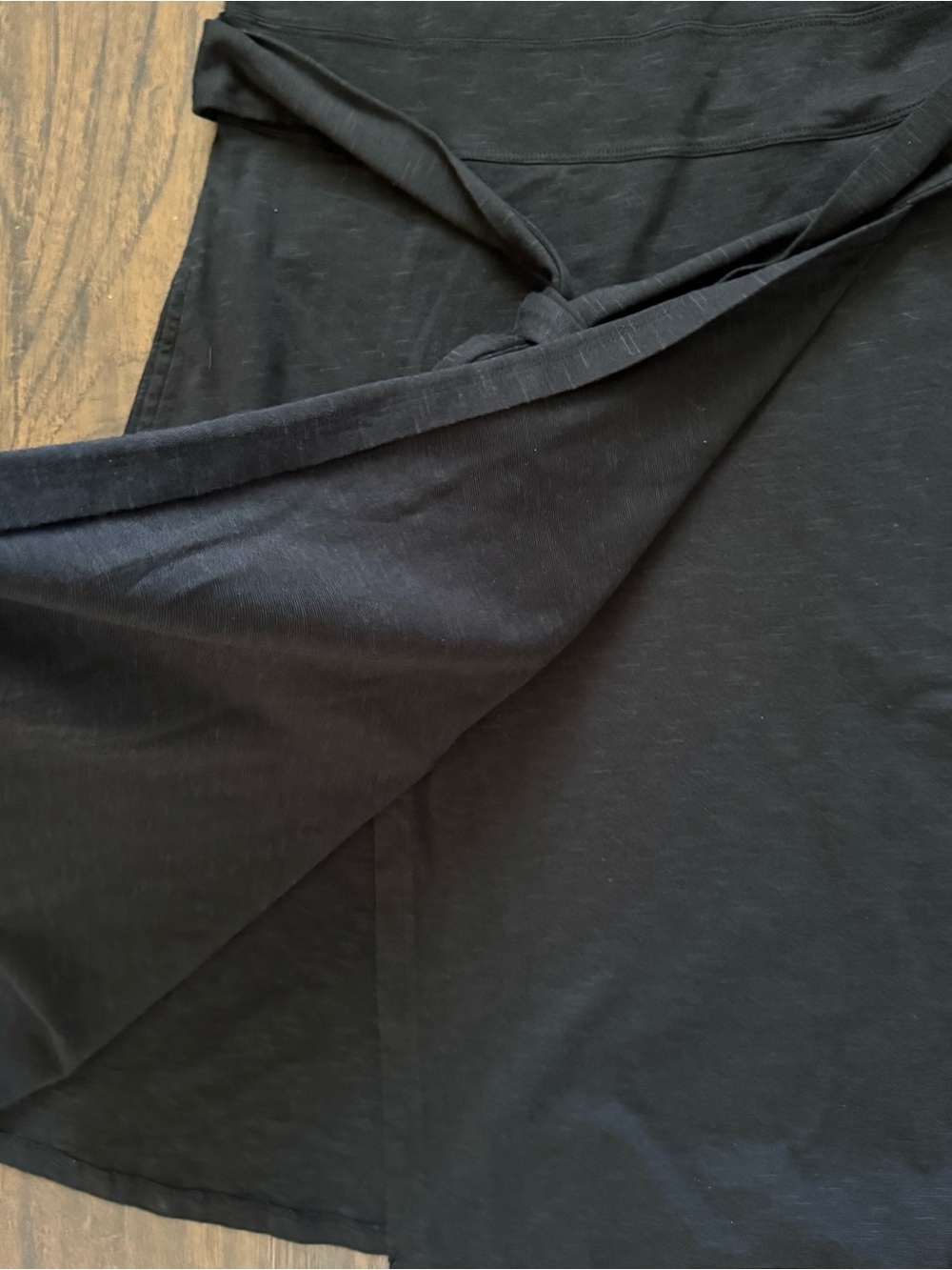 Toad & Co Medium Black Cue Wrap Dress - Picture 6 of 9